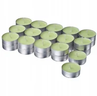 Świece - IKEA LOVSKOGSLUND Świeczka pachnąca, JABŁKO - jaskrawozielony, 30 sztuk - miniaturka - grafika 1