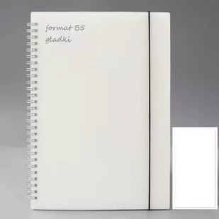 Notes Zeszyt Na Spirali B5 Gładki 80K. - Szkolne artykuły papiernicze - miniaturka - grafika 1