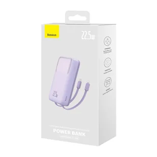 Powerbank Baseus Comet 20000mAh, USB do USB-C, 22.5W (fioletowy) - Powerbanki Powerbank Baseus Comet 20000mAh, USB do USB-C, 22.5W (fioletowy) - Powerbanki - miniaturka - grafika 8