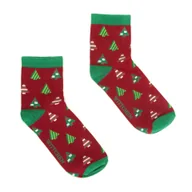 Skarpetki męskie - Damskie skarpetki w choinki - miniaturka - grafika 1