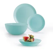 Serwisy obiadowe - Komplet Obiadowy Diwali Light Turquoise 19-Elementowy Luminarc - miniaturka - grafika 1