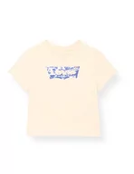 Koszulki dla dziewczynek - Levi's Kids Koszulka dziewczęca Lvg Oversize, Pale Brzoskwinia, 12 Lata - miniaturka - grafika 1