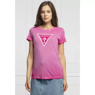 Koszulki i topy damskie - GUESS T-shirt LAVINIA | Regular Fit - grafika 1