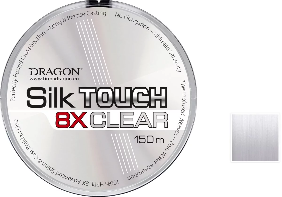 Dragon Plecionka Silk Touch 8X Clear 0,12mm