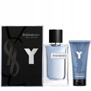 Zestawy perfum męskich - Yves Saint Laurent Y Woda Toaletowa 100ml, Żel Pod Prysznic 50ml ZESTAW 3660732511136 - miniaturka - grafika 1