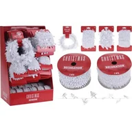 Ozdoby bożonarodzeniowe - Girlanda biała 5 m mix - miniaturka - grafika 1