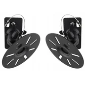 Głośniki - stojaki i akcesoria - Art UCHWYT DO GŁOŚNIKÓW czarny 15kg 2szt G-02 metalowy - miniaturka - grafika 1