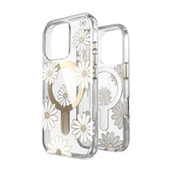 Etui i futerały do telefonów - Speck Presidio Lux ClickLock & MagSafe - Etui iPhone 16 Pro (Sunshine Daisies / Clear / Gold) - miniaturka - grafika 1