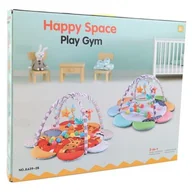 Maty edukacyjne - Mata edukacyjna TINYMINI Kwiat Safari 2w1 JL639-2B - miniaturka - grafika 1