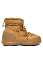 Śniegowce damskie - Moon Boot Śniegowce Mb Mezzaluna Quilted Mid Wp 80D2500020 Brązowy - miniaturka - grafika 1