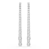 Kolczyki - Orecchini pendenti Donna SWAROVSKI Matrix 5709257 - miniaturka - grafika 1