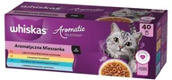 Mokra karma dla kotów - WHISKAS Saszetki aromatyczne mix smaków 40x85g - miniaturka - grafika 1