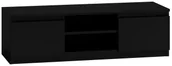 Szafki RTV - Czarna komoda pod telewizor 120 cm D2-K45 - miniaturka - grafika 1