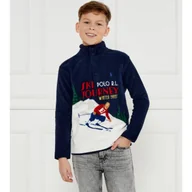 Bluzy dla chłopców - POLO RALPH LAUREN Polarowa bluza Regular Fit - miniaturka - grafika 1