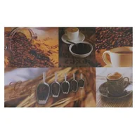 Obrusy i serwetki - Podkładka Espresso 43,5 x 28,2 cm brązowo-biały - miniaturka - grafika 1