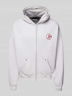 Bluza rozpinana o kroju oversized z nadrukiem z logo model ‘RIGAD’ - Bluzy męskie - miniaturka - grafika 1