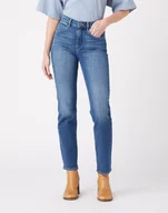 Spodnie damskie - Jeansy Wrangler Straight Airblue W26RJX386 29 32 - miniaturka - grafika 1