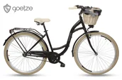 Rowery - GOETZE Style 28 cali Damski Czarno-kremowy - miniaturka - grafika 1