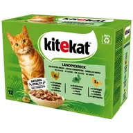 Mokra karma dla kotów - Karma dla kota KITEKAT Delikatne Smaki (12 x 85 g) - miniaturka - grafika 1