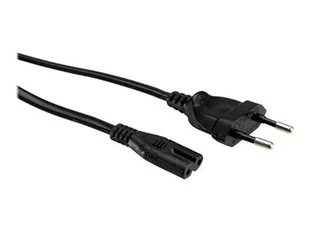 Value Kabel zasilający powercable Euro 2polig BU 180cm - 19.99.2096 - Kable komputerowe i do monitorów - miniaturka - grafika 1