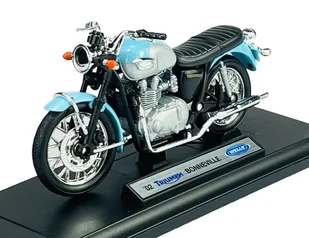 WELLY '02 TRIUMPH BONNEVILLE 1:18 12171 - Samochody i pojazdy dla dzieci - miniaturka - grafika 1