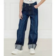 Spodnie sportowe damskie - Guess Jeansy Straight fit - miniaturka - grafika 1