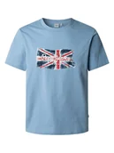 Koszulki męskie - Pepe Jeans Koszulka w kolorze błękitnym - miniaturka - grafika 1