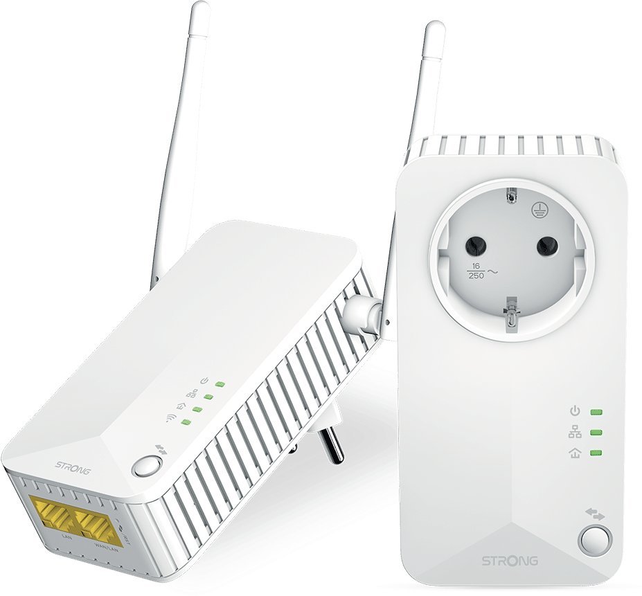 Adapter powerline Strong Strong POWERLWF600DUOEUV2 Powerline Wi-Fi 600 Kit