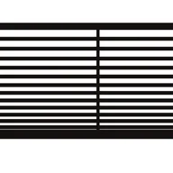 Ogrodzenia - Polbram Brama przesuwna Bali II 5x1,5 m lewa automat czarna - miniaturka - grafika 1