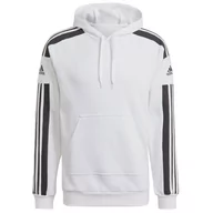 Bluzy sportowe męskie - Adidas, Bluza męska Squadra 21 Sweat Hoody GT6637, biała - miniaturka - grafika 1