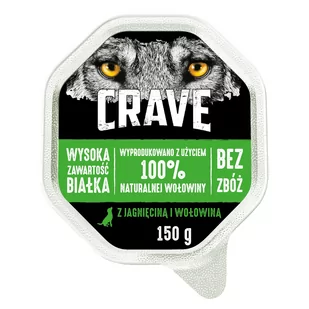 Crave Pasztet Z Jagnięciną I Wołowiną Dla Psa 150G - Mokra karma dla psów - miniaturka - grafika 1
