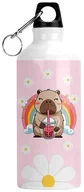Shakery i bidony sportowe - Bidon Butelka Kapibara 500ml Na Wodę Z Napisem Nadrukiem Prezent Dzieci - miniaturka - grafika 1