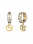 Kolczyki - Kolczyki GUESS Crazy Earrings złote JUBE03301JW-YG NA PREZENT - miniaturka - grafika 1