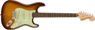 Squier FSR AFF STRAT LRL MPG HSB FSR Affinity Series Stratocaster Laurel Fingerboard Mint Pickguard Honey Burst - Gitary elektryczne - miniaturka - grafika 1