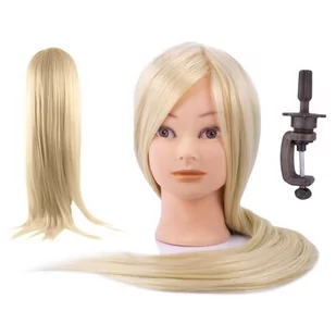 Głowa fryzjerska LEOBERT Mia Blondynka 60 cm - Pozostałe akcesoria kosmetyczne - miniaturka - grafika 1