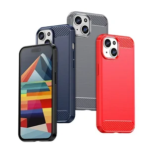 Etui Carbon Case do iPhone 15 elastyczny czarny - Etui i futerały do telefonów - miniaturka - grafika 8