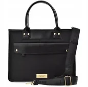 Torebki damskie - Duża Torba Damska Monnari Stylowa Torebka Aktówka Biznesowa Shopper Czarna - miniaturka - grafika 1