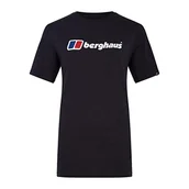 Koszulki i topy damskie - Berghaus Damska koszulka z krótkim rękawem Boyfriend Big Classic Logo Jet Black, 12 - miniaturka - grafika 1
