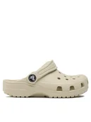 Buty dla chłopców - Crocs Klapki Classic Clog K 206991 Beżowy - miniaturka - grafika 1