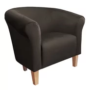 Fotele - ATOS Fotel Milo MG05 nogi buk brąz - miniaturka - grafika 1