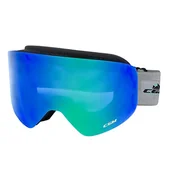 Gogle i okulary motocyklowe - CGM 781A MAG czarny|IRIDIUM PLUS Zielony S2 (18%-43%) - miniaturka - grafika 1
