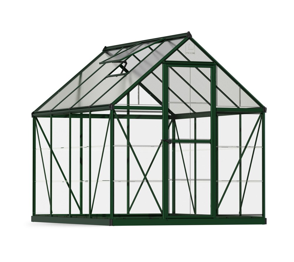 Palram - Aluminiowa szklarnia Canopia Hybrid 68 Zielony 247x185x208 cm