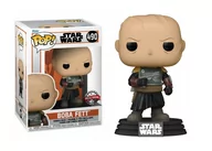 Figurki kolekcjonerskie - Funko POP: Star Wars The Mandalorian - Boba Fett (no Helmet)(Exclusive) - miniaturka - grafika 1