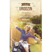 Kartki okolicznościowe i zaproszenia - AB Card AB Card Karnet Urodziny Z okazji urodzin kobieta na motocyklu P09 ABCA0169 - miniaturka - grafika 1