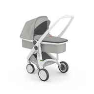 Wózki dziecięce - Wózek Greentom Carrycot white - grey - miniaturka - grafika 1