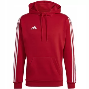 Bluza męska adidas Tiro 23 League Sweat Hoodie czerwono-biała HS3600 2XL - Bluzy męskie - miniaturka - grafika 1