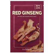 Maseczki do twarzy - The Saem The Saem Natural Red Ginseng Mask Sheet - 21 ml / 1 szt 2100385 - miniaturka - grafika 1