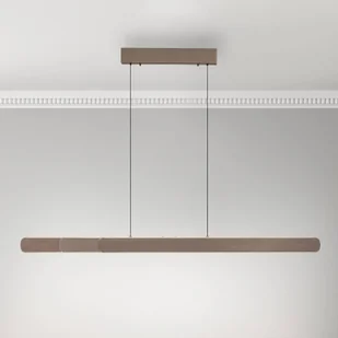 Paul Neuhaus Lampa wisząca LED Adriana, brązowa, długość 160 cm - Lampy sufitowe - miniaturka - grafika 1