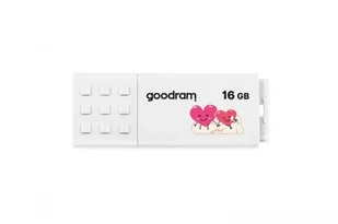 Pendrive GoodRam UME3-0160W0R11-V (16GB; USB 3.0; kolor biały) VALENTINE - Pendrive - miniaturka - grafika 1