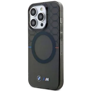 Etui BMW BMHMP14LHGPK iPhone 14 Pro 6.1" szary/grey Pattern MagSafe - Etui i futerały do telefonów - miniaturka - grafika 2
